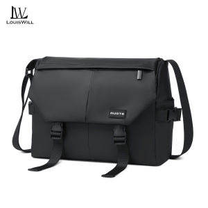 LouisWill Men Bags Mens Shoulder Bag Cross Body Bag Leisure Messenger Bag Color Blocking Design Large Capacity Sling Bag Anti Theft Casual Bag Men Fashion Briefcase for Sport Street Travel Outdoor
