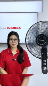 Quạt Tầng Cao Toshiba F-LSA10(H)VN/F-LSA10(K)VN Công Suất 50W Động Cơ Bạc Thau Có Timer - Bảo Hành 12 Tháng
