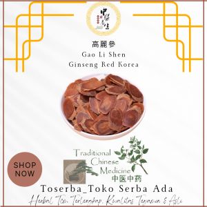 100gr Herbal Ginseng Red Korea 高麗參 Radix Ginseng Kolesom Panax Ginseng Gao Li Shen YongSem