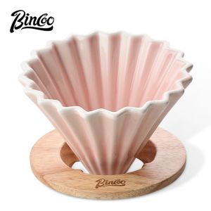 Bincoo gốm cốc phin cà phê nhỏ giọt Bộ lọc Bình đựng cà phê ủ tay Bộ khai thác Mỹ