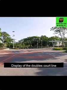 Pickleball court boundary line Badminton court line simple portable removable storage outdoor sports standard special field line