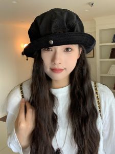 Retro Brown Tones! Lazy Fisherman Hat Versatile Adjustable Face Slimming Winter Autumn Womens Fashionable Capsule Collection