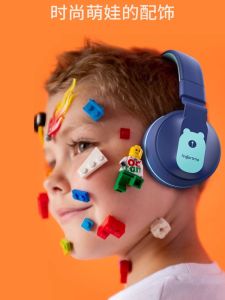 Fingertime Childrens Headset Wireless Bluetooth Over-Ear Hearing Protection for Online Classes English Learning Special Earphones