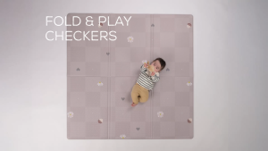 Infantino | Taf Toys Fold & Play Checkers Baby Play Mat