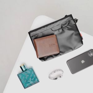 VONA Xavier Wallet - Dompet Pendek Pria Lipat Tiga Kulit PU Premium