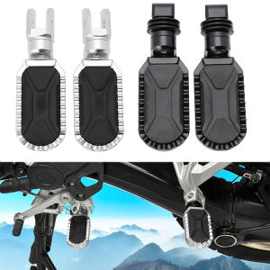 Chỗ Để Chân Bằng Nhôm Có Thể Điều Chỉnh Cho BMW R1200GS R1250GS LC ADV 2014-2023 - Chốt Chân Có Thể Xoay Được Với Vỏ Cao Su Phụ Kiện Xe Máy