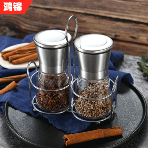 Manual Stainless Steel Glass Pepper Grinder