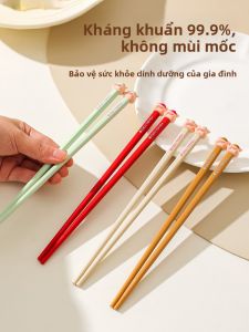 Kẹp Ăn Bằng Hợp Kim Dễ Thương KAWASIMAYA Lulu Pig Collaborative Dùng Trong Gia Đình Cao Cấp Kháng Khuẩn Chống Mốc Dùng Một Người