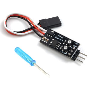 Professional Servo Signal Converter Adjustable Positive Negative and Rudder Angle Delay Slow Converter RC Model DIY Accessories