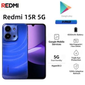 Redmi | Redmi 15R Unlocked Dual SIM Mobile Phone 8+256GB 6.9 LCD Display Dimensity Processor 13MP Camera 6000mAh Battery Redmi Phone