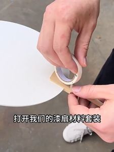 Bộ nguyên liệu làm quạt sơn mài thủ công Nguyên liệu làm trang sức cổ trang Nguyên liệu diy