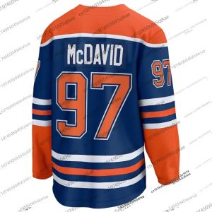 2025 Connor McDavid 97 Edmonton Oilers Stanley Cup Final Home Jersey แขนยาว Ice Hockey ขนาดใหญ่ Breathable Tshirt