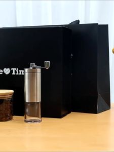 7Pcs Hand Brew Coffee Set 150ML Moka Pot Coffee Maker Espresso Coffee Machine With Grinder Electric Stove for Camping