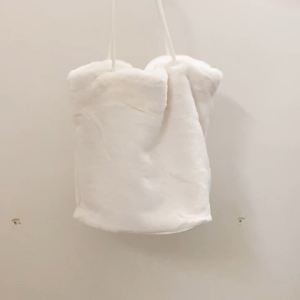 INS premium fur tote bag tas bahan bulu korea tas bahu wanita ukuran besar  tas plush lembut