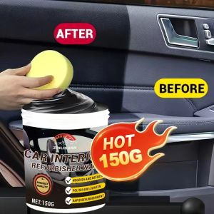 Car Plastic Repair Paste Interior Dashboard Repair Wax Tire Gloss Wax Scratch Repair Suitable for Cars and Home Use Smooth