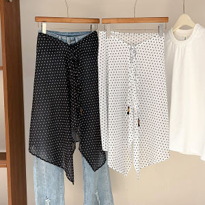 XUANXUAN | Vintage Polka Dots Semi Skirt