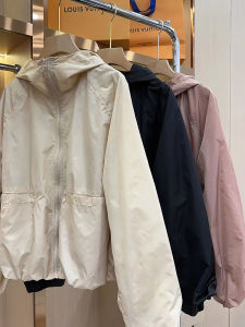 Lightweight Short Women's Sun Protection Jacket: Pure Color & Versatile Loose Fit