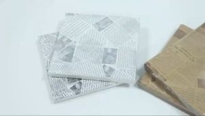 【COD】30/50/100 PCS Food Grade Paper Liners Greaseproof Paper Dessert Sandwich Burger Fries Wrapper Bread Cake Kitchen BBQ Baked Wrapper Food Decoratio For Restaurant Household Party Outdoor Camping