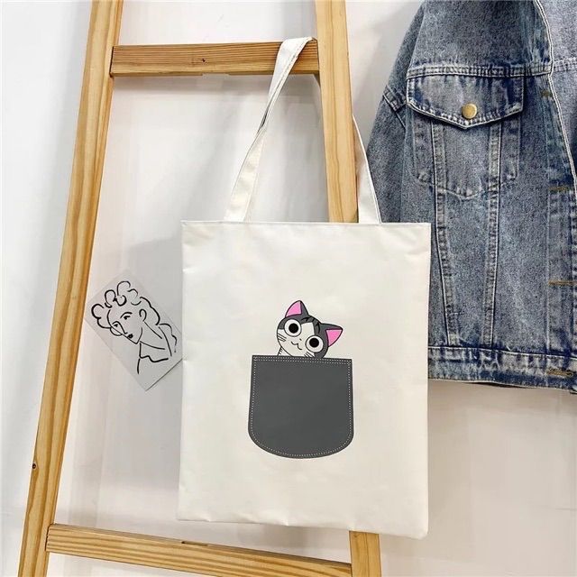 Upnormal Korean Cute Minimalist Cat In A Pocket Street Musician