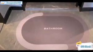 Floor Mat Super Absorbent Diatom Mud Pad Floor Mat Kitchen Toilet Bath Pad Non-Slip Bathroom Mat Carpet Kitchen