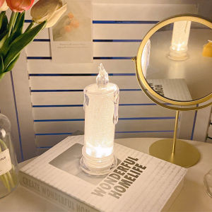 CODAI 200495 โคมไฟตั้งโต๊ะ LED ชุด 4 ประกอบ 3 สี พื้น 30cm กลยุทธ์ 2 ประสิทธิภาพ ร่วมกับ 30cm กลยุทธ์ 1 ประสิทธิภาพ เชิงเทียน เปลวไฟ