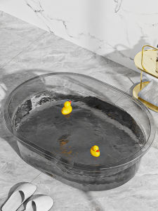 Large Size Baby Bath Tub Thickened Pet Bath Basin Dog Cat Bathing Bath for Babies Newborns Sit And Lie Flat Toilet Training Pan