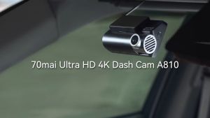 70mai A810 Ultra HD 4K Dash Cam Built-in GPS ADAS 150°FOV Motion Detection Car DVR Support Rear Cam