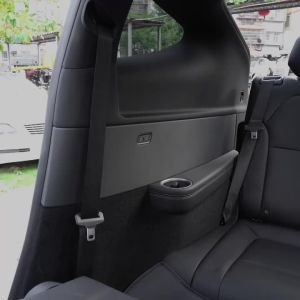 For Tesla Model YL 6-Seater Third Row Seat Both Side Anti-Kick Pad Leather Rear Seat Anti-scratch Protective Pad Car Accessories