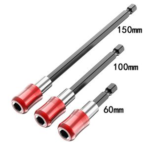 Thanh Nối Dài Đầu Vặn Lục Giác 60-150mm Tháo Lắp Nhanh Có Nam Châm Mạnh Dùng Cho Máy Khoan/tua Vít/tô Vít Điện Dụng Cụ DIY Làm Mộc Điện.