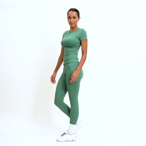 Penghantaran dari China [2025] Musim Musim Bunga Zechuang T Baju Yoga Cepat Kering Lengan Pendek Kecergasan Atasan Sukan Larian Luaran Wanita Lengan Pendek 84553.5