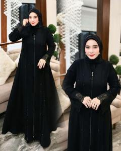 27gadih gamis abaya motif terbaru kekinian edisi hanum abaya produk mewah lengan renda terbaru kekinian 2026
