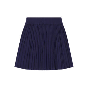 Korean College Style Womens Knitted Half-length Skirt Set Autumn Winter Long Sleeve V-neck Button-up Fashion Ensemble