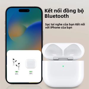Hộp Sạc Thay Thế Cho AirPods 4 Tai Nghe Nguyên Bản Tương Thích Có Chức Năng Tương Tự Như Hộp Sạc Chính Hãng Cho AirPods 4 Đích Thực