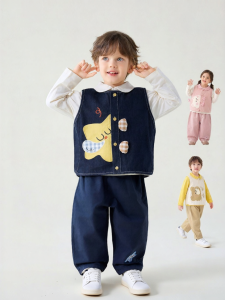 DUDUJIA | Bộ Đồ Jeans Cho Bé Mùa Thu