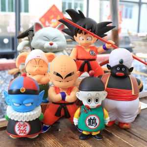 20cm Dragon Ball Series Anime Figure Goku Pilaf Chiaotzu Oolong Hollow Figure Chaofan Jiaozi Karin Sama Sr.Popo Figure Model Toy
