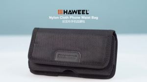 4.7-6.8inch Phone Nylon Pouch Multifunction Cell Phone Belt Clip Carrying Holster Case Waist Bag For iPhoneSamsung Smartphones