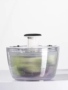 Vegetable Colander Water Drain Basket Press Vegetable Dehydrator Salad Spinner Rotary Dehydrated Machine Barang Dapur