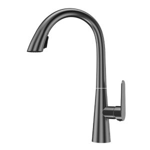 YALANDENG | Pull-out Swivel Hot and Cold All Copper Kitchen Faucet