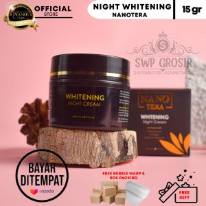 NANOTERA SKINCARE WHITENING NIGHT CREAM ECER DISTRIBUTOR