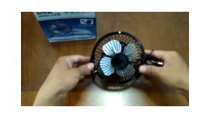 FAST DELIVERY SANHUAI Kipas Angin Meja Mini Portable USB Table Fan Aluminium