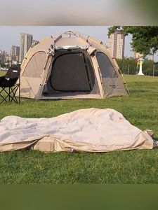 Self-Inflating Mattress Bed 40cm Single Double Person Outdoor Travel Multifunctional Built-in Air Pump Free Pillow PVC Camping Mat