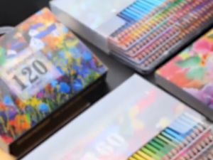 GB-STORE [100% ORIGINAL] Brutfuner 150 WaterColor Pencils Wood Colored Pencil Set Art School Supplies
