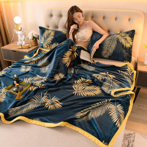 Fashion Super Soft Flannel Blanket Striped Multicolor Pattern for Single / Twin / Queen / King Bedding Size