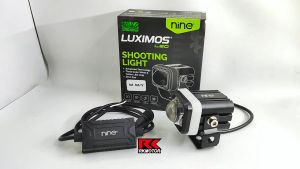 Lampu LED Tembak Sorot Spot Laser 2 Warna 9Nine Luximos R1 Devil Eye