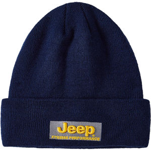 Jeep Lux | Mũ len dệt kim Jeep Lux mùa thu đông ngoài trời ấm áp kháng lạnh dây thun cao mũ trùm đầu dày dặn thoải mái thoáng khí
