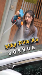 Máy Rửa Xe Dùng Pin BOSHUN BS-PW2136BL Tốc Độ 2800v/p Áp Lực 24bar 9 lít/phút - Không Chổi Than
