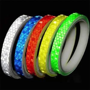 8M Glow-in-Dark Reflective Tape - Self-Adhesive Safety Sticker for Bike/Motorcycle Body Waterproof Vinyl Night Visibility Kit