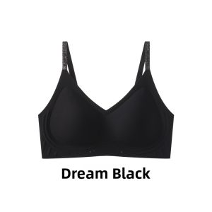 Miiow | Cat Woman Summer Seamless Underwear Thin Gathered Small Chest Gathered Cool Sensation Anti-Sagging Beautiful Back Bra For Women