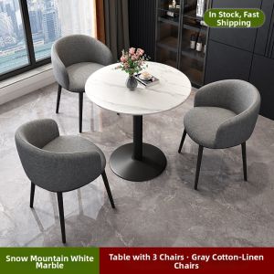 Luxurious Business Round Table Tea Table