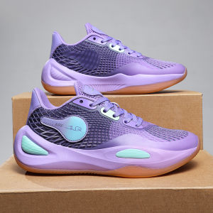 CVPAJ | Basketball Shoes Men Breathable Slip-Resistant Purple